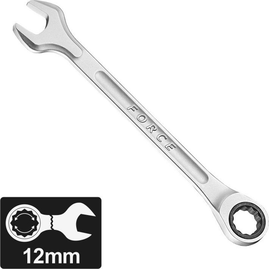 Picture of COMBINATION RACHET WRENCH 12mm FORCE