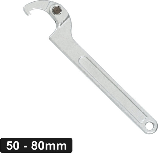 Picture of FORCE AdjustableHook Wrench 50x80