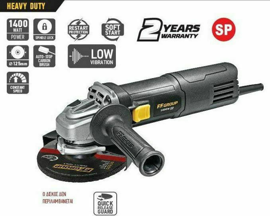 Picture of FF GROUP ANGLE GRINDER AG 125/1400C HD (45590)