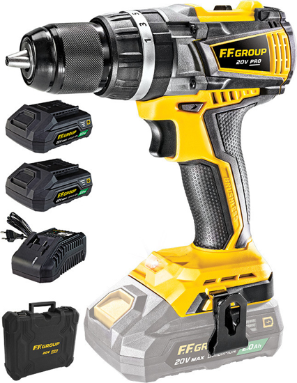 Picture of FF GROUP CORDLESS HAMMER DRILL CHD/60-BL 20V PRO (46671)