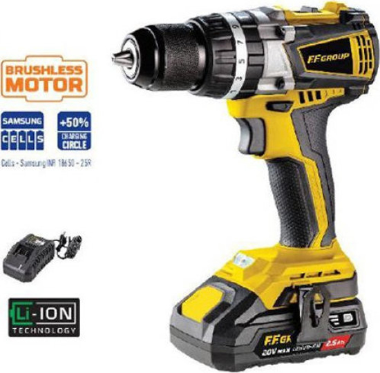 Picture of FF GROUP CORDLESS HAMMER DRILL CHD/60-BL 20V PRO (43199)