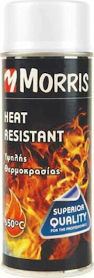 Picture of WHITE SPRAY COLOUR FOR HIGH TEMPERATURE 400ml