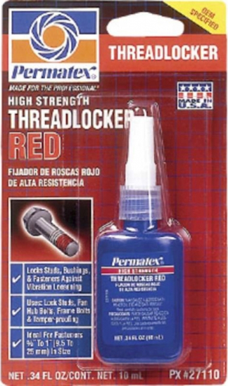 Picture of PERMATEX RED THREADLOCKER 10ml 27110